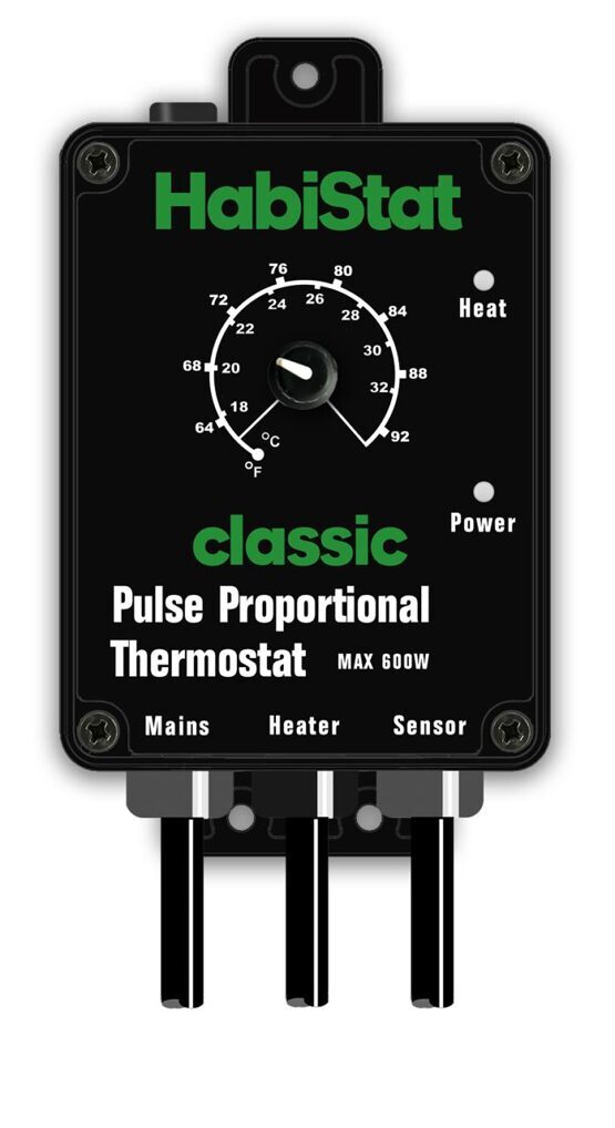 HABISTAT PULSE THERMOSTAT SCHWARZ 600 WATT