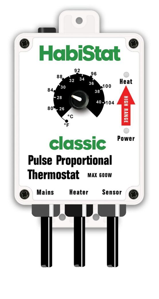 HABISTAT PULSE THERMOSTAT HÖHERE TEMPERATUREN WEISS 600 WATT