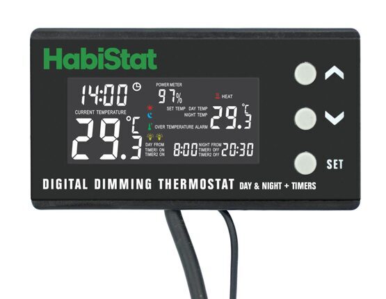 HABISTAT DIGITALER DIMMBARER THERMOSTAT TAG/NACHT TIMER 600 WATT