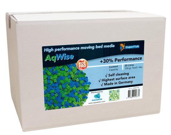 AQWISE SCHWIMMENDES FILTERMEDIUM 50 LTR