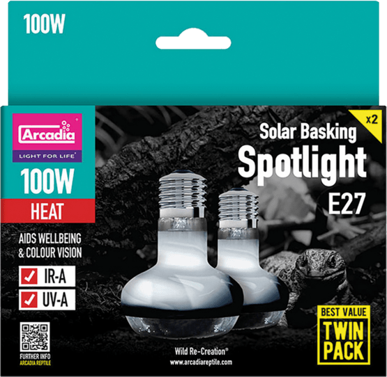 ARC SPOTLI 100W TWINPACK