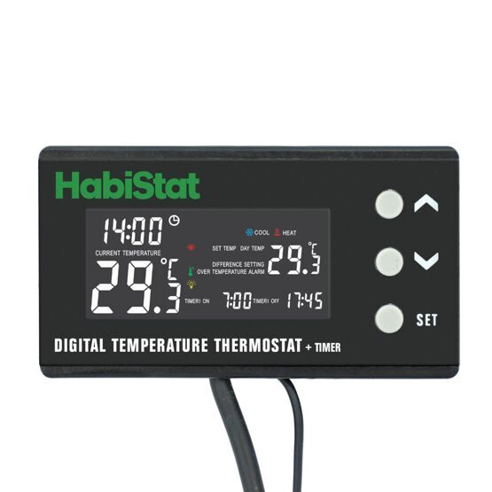 HABISTAT DIGITALE TEMPERATUR THERMOSTAT ZEITSCHALTUHR 600 WATT