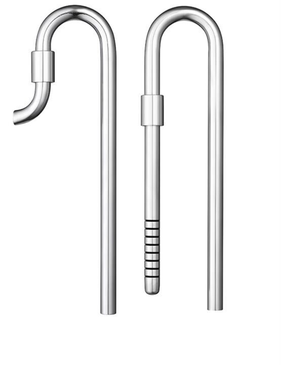 Chihiros Metall Ein- und Ausstrahlrohr M (12/16 mm)