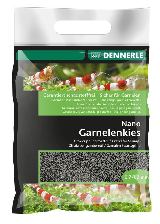 Nano Garnelenkies, Sulawesi schwarz, 2 kg