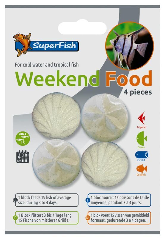 SUPERFISH WOCHENEND-FISCHFUTTER 4 STCK.