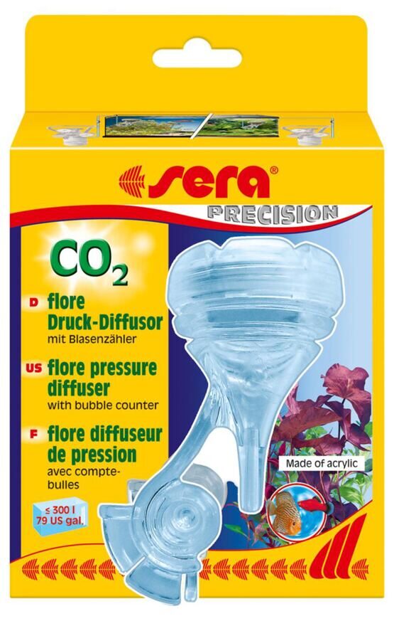 sera flore CO2 Druck-Diffusor